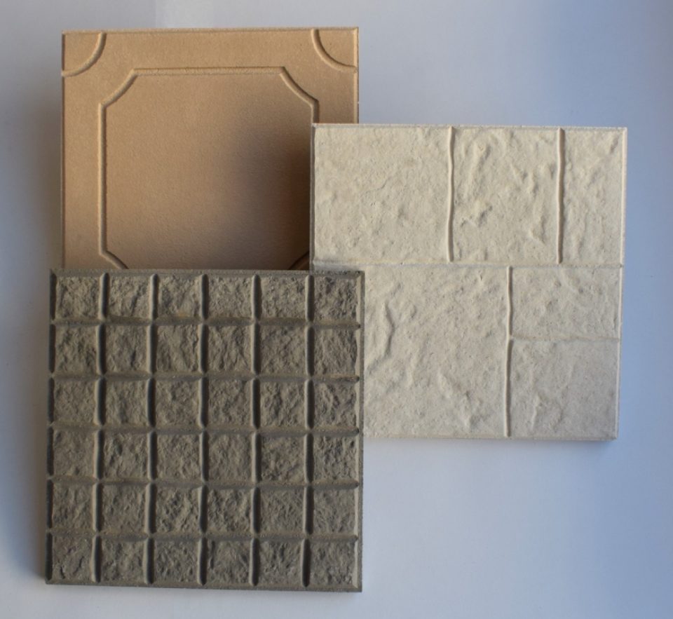 Matonela® paving tiles with flat or textured surface