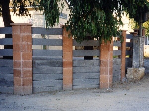 Primary school fence, Gournes Pediados, Chersonissos Crete Greece